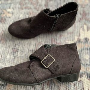 Black Suede Booties